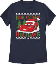 Cars Women's High Octane Holidays Short Sleeve Graphic T-Shirt