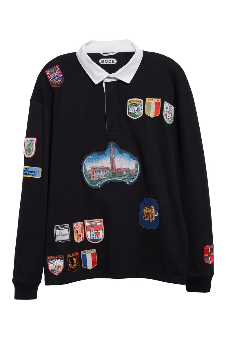 Passport Patch Rugby Shirt (Men) | Nordstrom