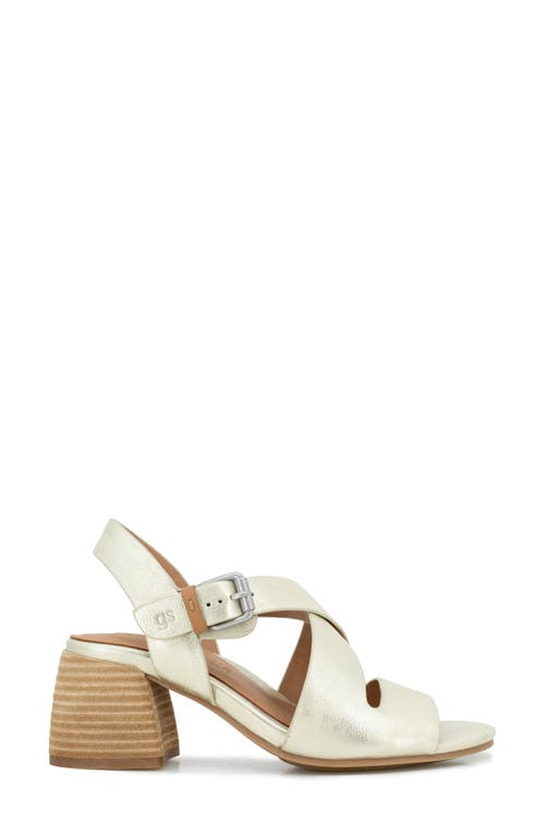 Gentle Souls Mela Crisscross Sandal In White
