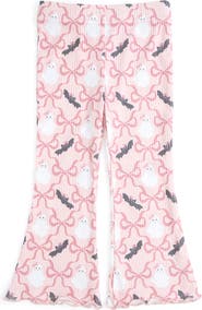 Sweet Wink Bat And Ghost Trellis Halloween Flare Legging