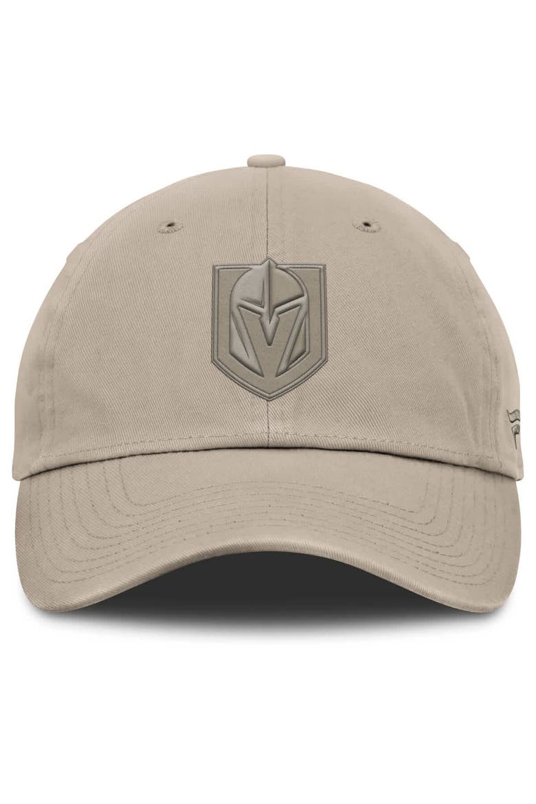 Men's Fanatics Tan Vegas Golden Knights Authentic Pro Road Adjustable Hat, Alternate, color, Tan