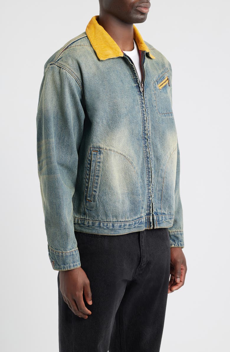 Billionaire Boys Club BB Lynx Lined Denim Jacket, Alternate, color, Mission Control