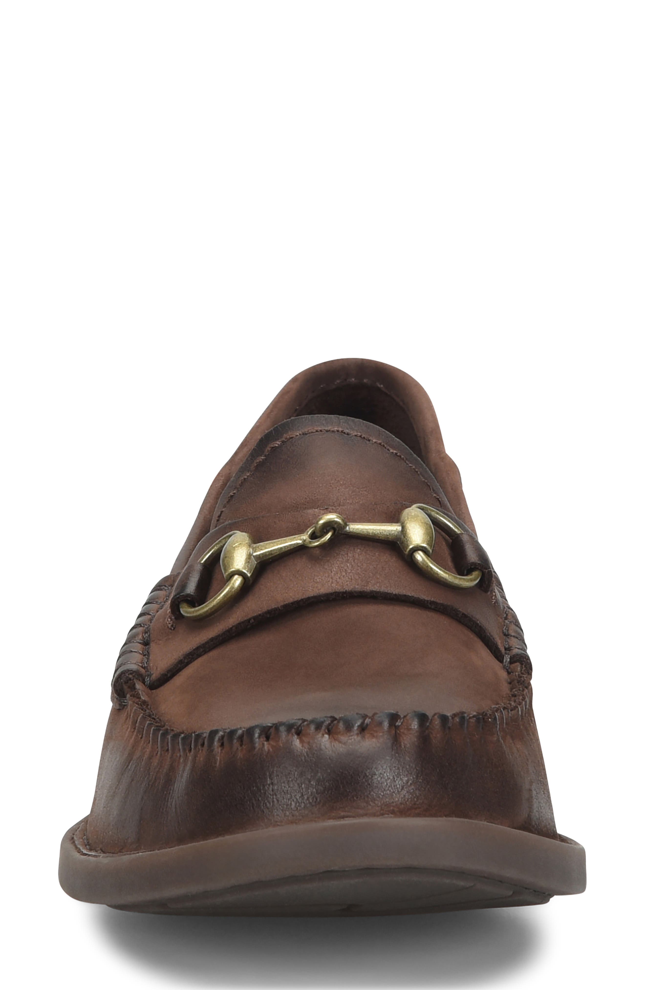 Margo Loafer, Alternate, color, DARK BROWN NUBUCK
