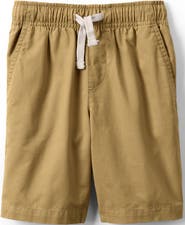 Lands' End Kids Pull On Chambray Elastic Waist Shorts
