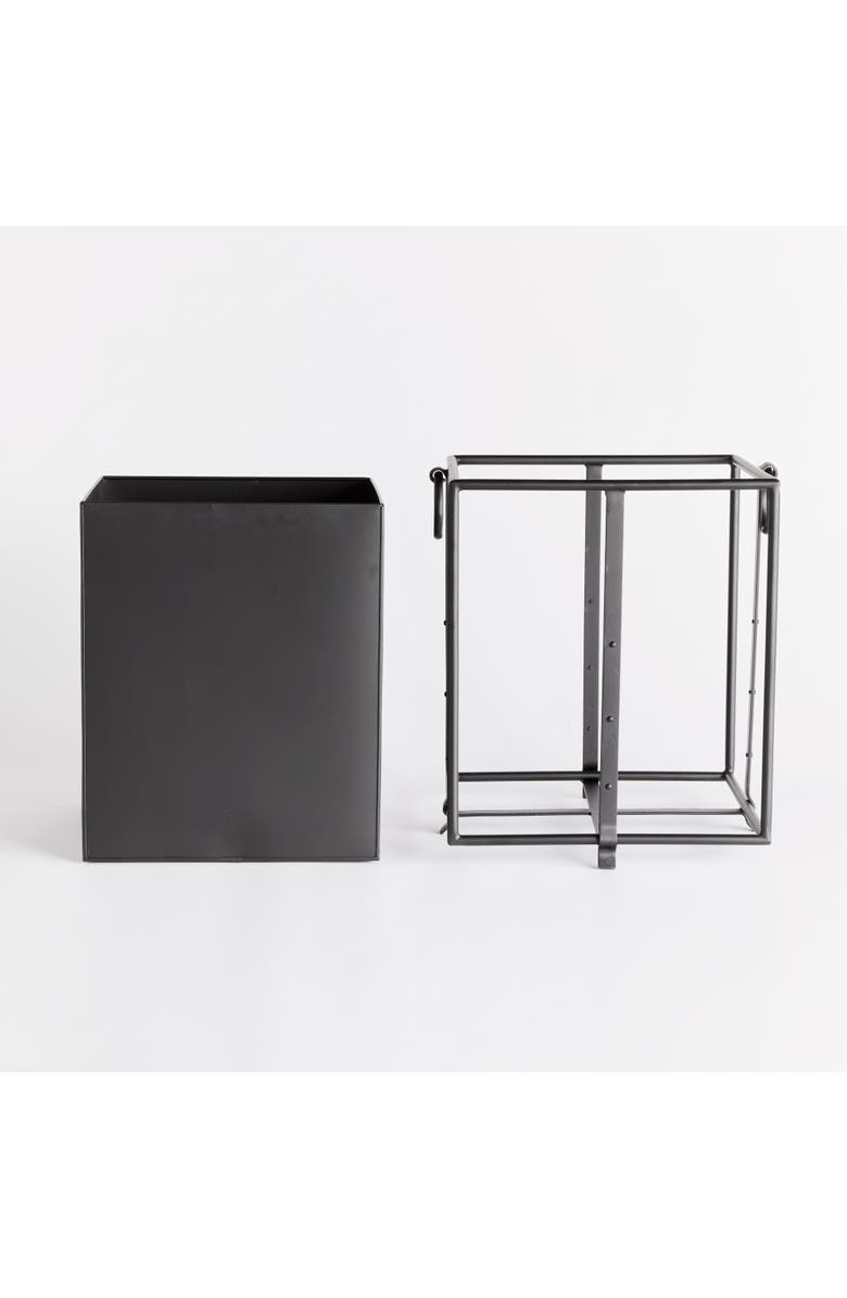 Napa Home & Garden Callahan Square Planter, Alternate, color, Black