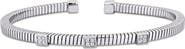Julianna B. 3/8 CTW Cubic Zirconia Station Bangle Bracelet
