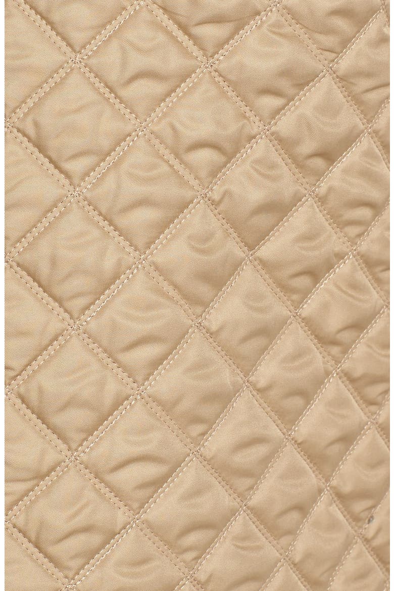 'Leightonbury' Quilted Hooded Jacket, Alternate, color, CANVAS