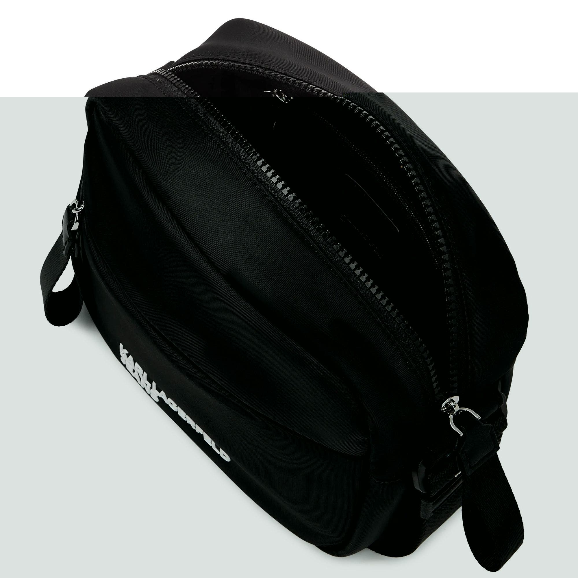 Essential Nylon Crossbody Bag, Alternate, color, Black