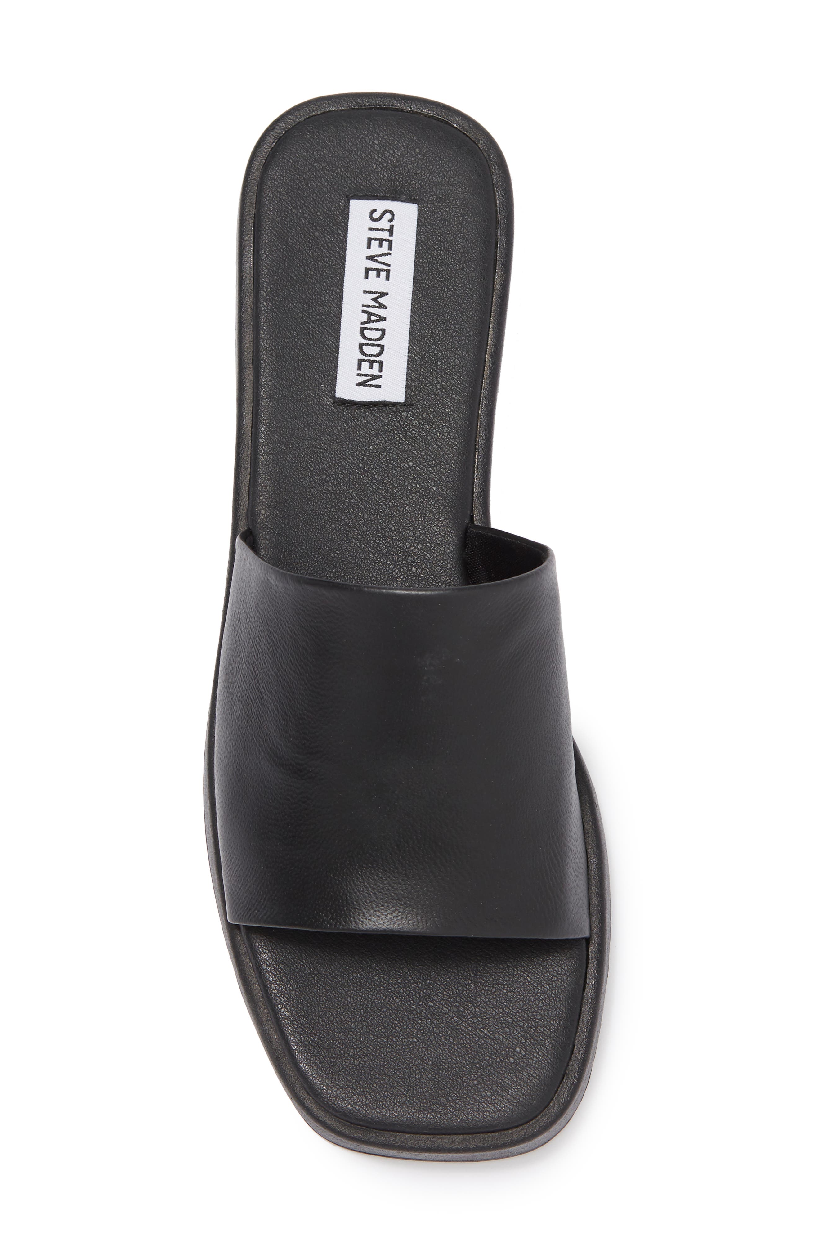 Steve Madden Holmes Slide Sandal, Alternate, color, Black