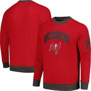 Tommy Hilfiger Men's Tommy Hilfiger Red Tampa Bay Buccaneers Reese Raglan Tri-Blend Pullover Sweatshirt