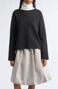 LII Contrast Jersey Turtleneck