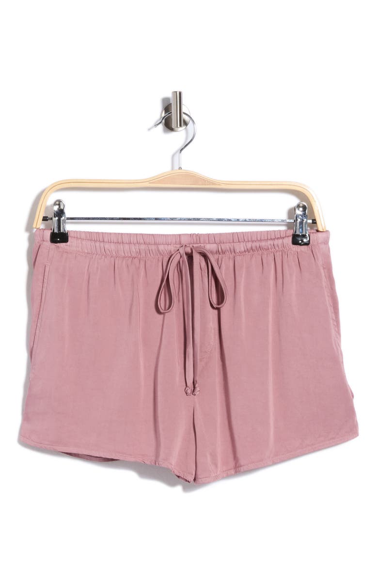 Flowy Shorts, Alternate, color, MAUVE