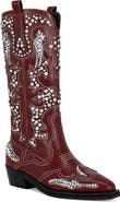 AZALEA WANG Maisie Embellished Western Boot