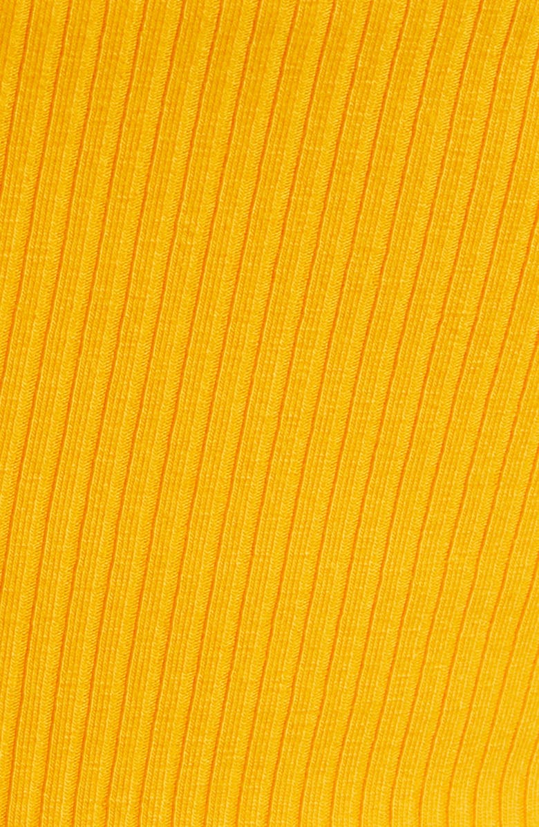 & Other Stories Scoop Neck Rib Tank, Alternate, color, Yellow