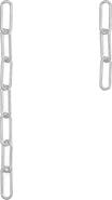 Bearfruit Jewelry Sterling Silver 18k Gold Plated Amelia Chain Earrings Dainty Daily Trendy