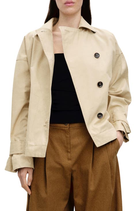 Cotton Crop Trench Coat