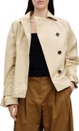 MANGO Cotton Crop Trench Coat