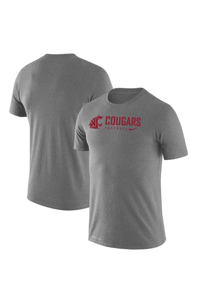 Nike Men's Nike Heather Gray Washington State Cougars Changeover Legend T-Shirt, Main, color, 