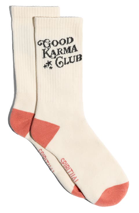 Karma Club Crew Socks