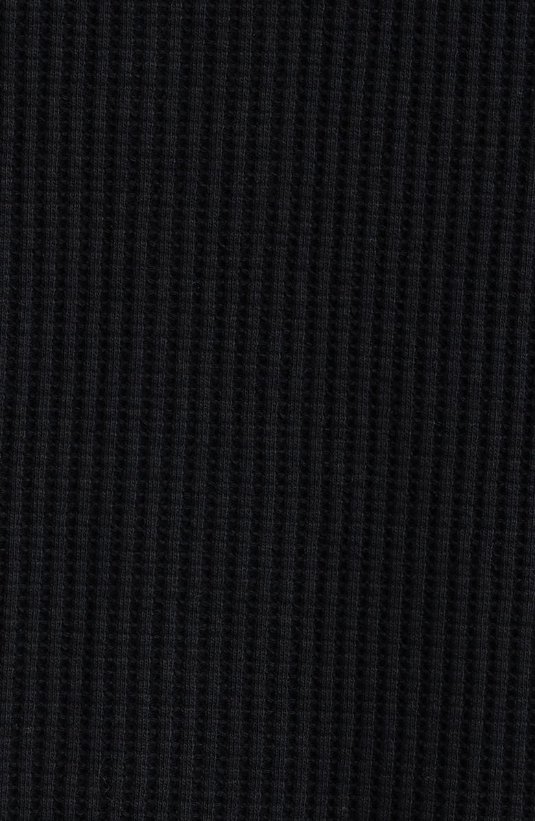 Wax London Hays Jersey Snap-Up Overshirt, Alternate, color, Black