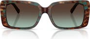 Tiffany & Co. 55mm Gradient Rectangular Sunglasses