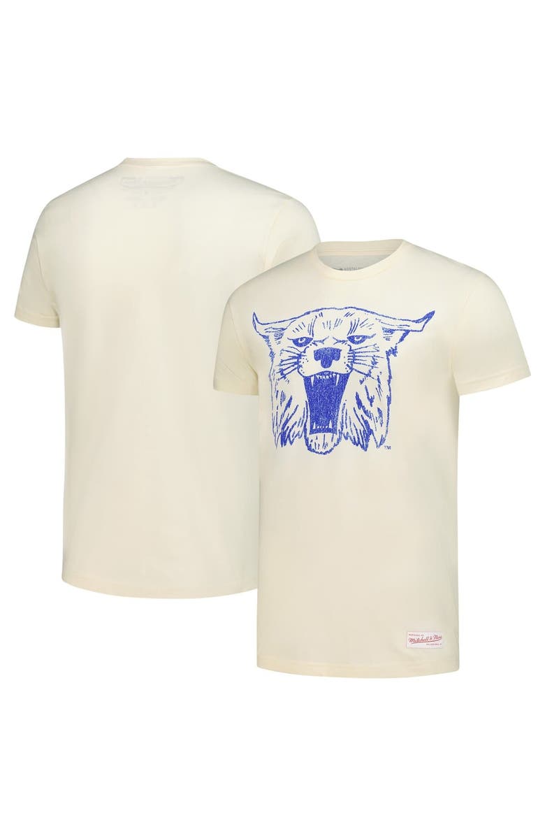 Mitchell & Ness Men's Mitchell & Ness  Cream Kentucky Wildcats Vintage Tone T-Shirt, Main, color, 