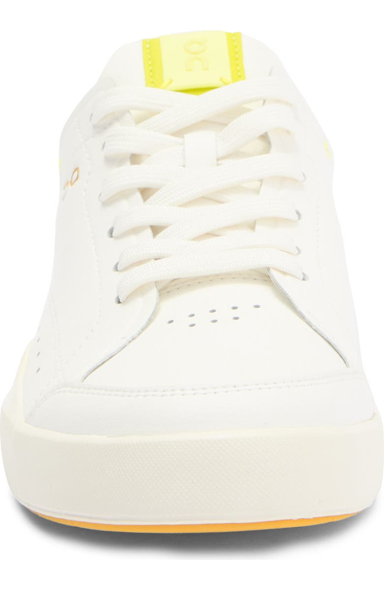 On THE ROGER Centre Court Tennis Sneaker, Alternate, color, White/ Limelight