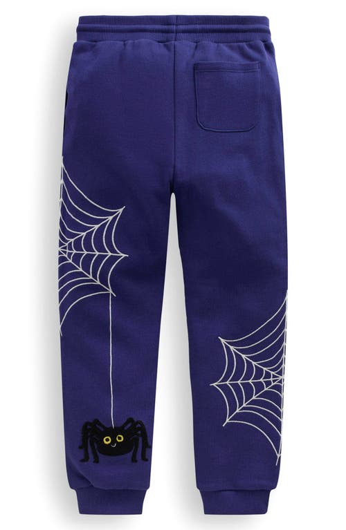 Mini Boden Kids' Spider Sweatpants In Blue