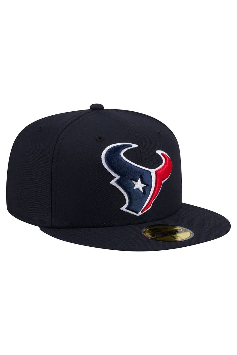 Men's New Era Navy Houston Texans 59FIFTY Fitted Hat, Alternate, color, Navy