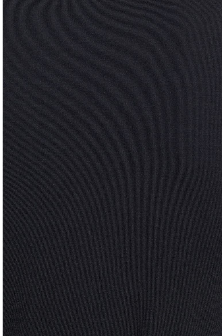 'Autumn' High/Low Jersey Wrap Dress, Alternate, color, BLACK