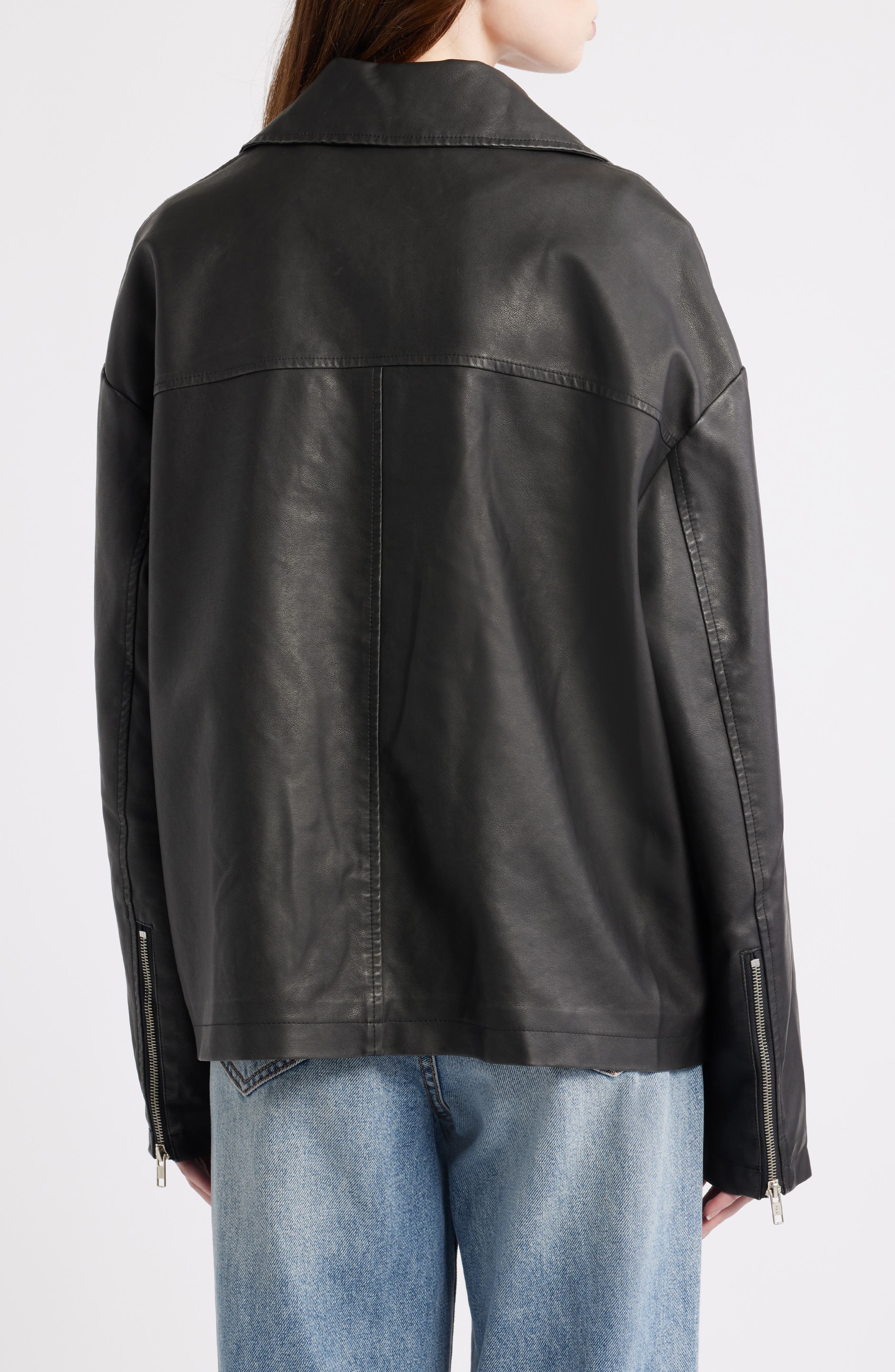 Napolean Faux Leather Jacket - image 2
