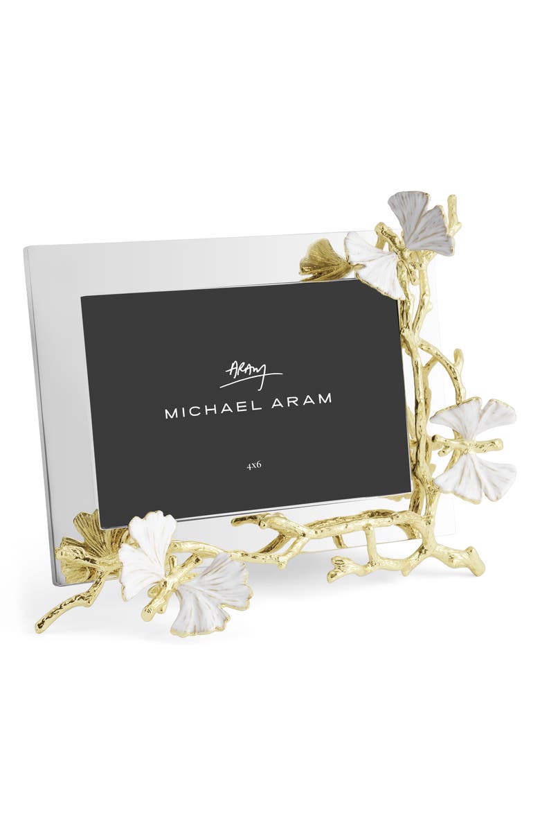 Michael Aram Butterfly Gold 4 x 6-Inch Picture Frame, Alternate, color, Gold Multi