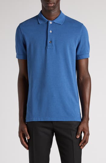 TOM FORD パイル ポロシャツ 美品 トムフォード TOMFORD パイル ポロシャツ 46サイズ コットン100