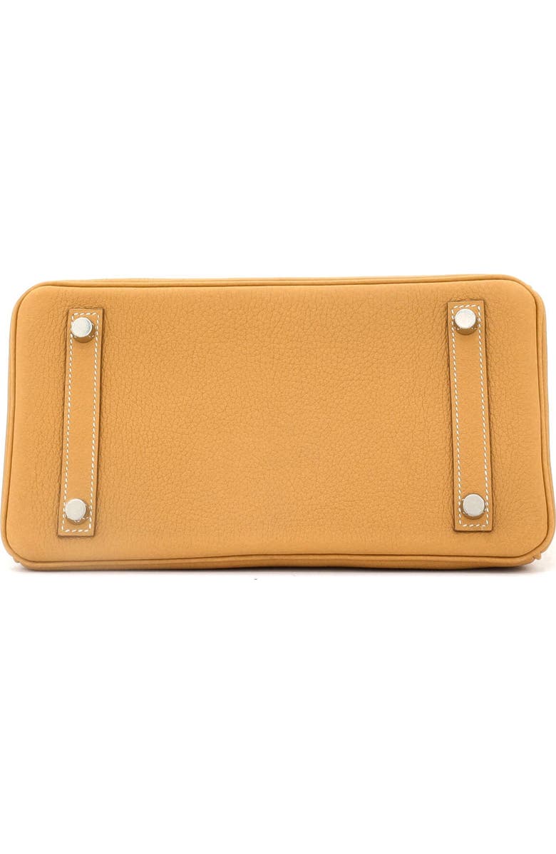 Pre-Owned Hermes Birkin Handbag Brown Clemence with Palladium Hardware 25, Alternate, color, Natural Sable