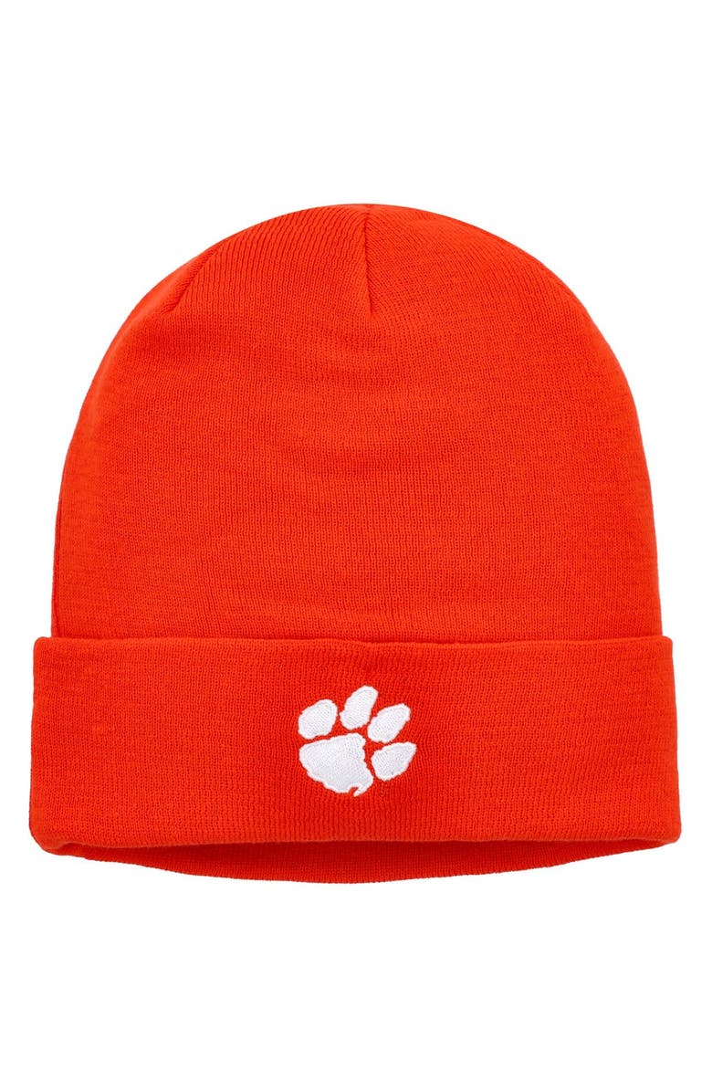 Nike Men's Nike Orange Clemson Tigers Tonal Logo Cuffed Knit Hat, Main, color, 