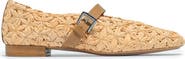 Bernardo Footwear Borden Raffia Mary Jane Flat