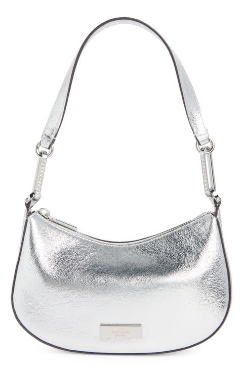 nina metallic shoulder bag