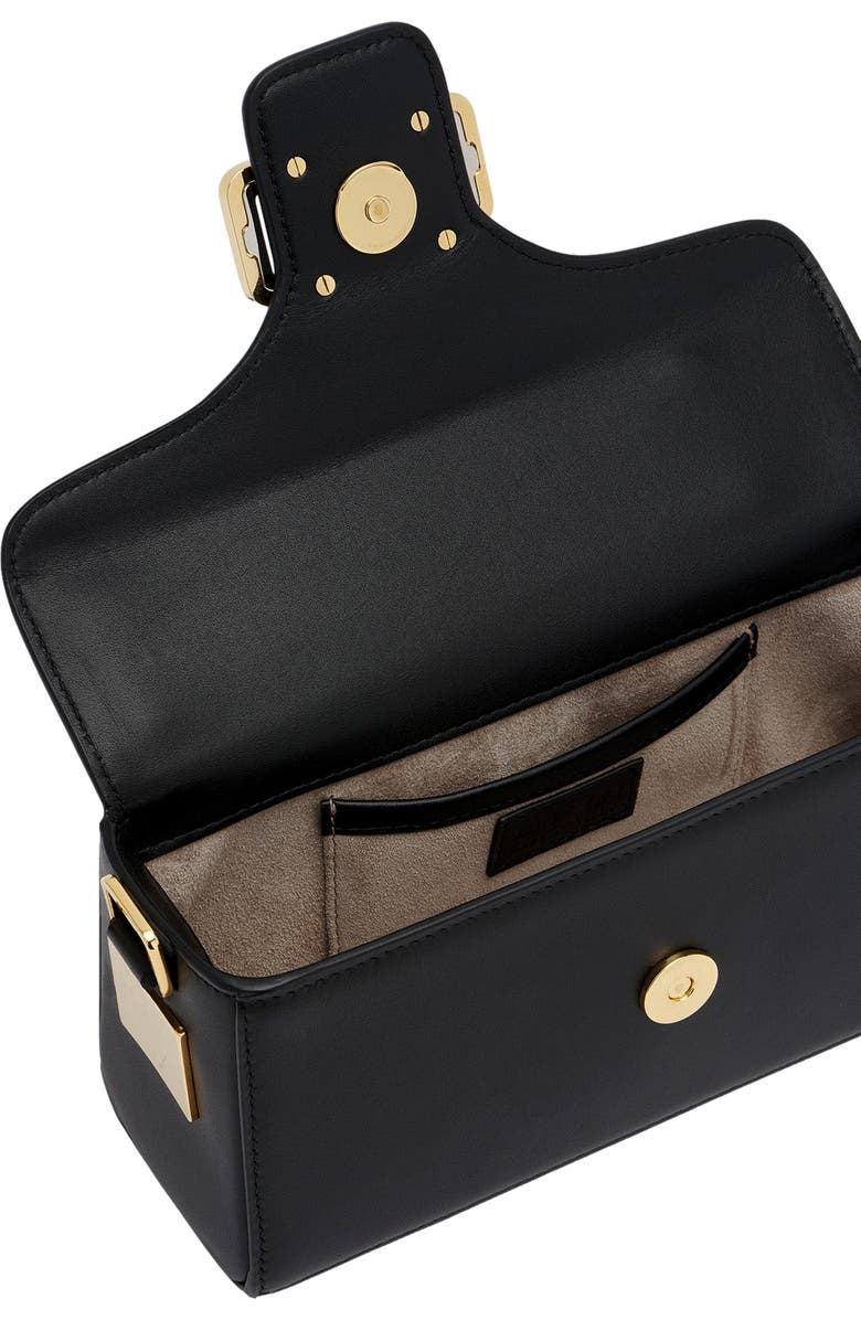 Lanvin Nano Pencil Cat Leather And Rhinestone Bag, Alternate, color,