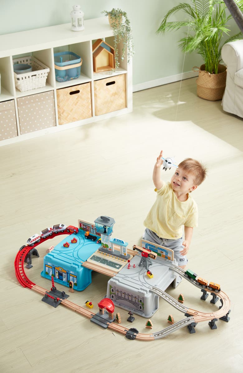 Hape Super Cityscape Transport Bucket Set, Alternate, color, Multi