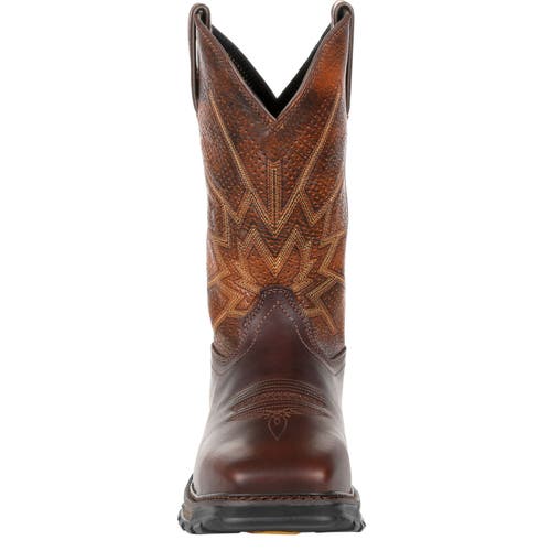 Durango Steel Toe Ventilated Pullon Work Boot In Brown