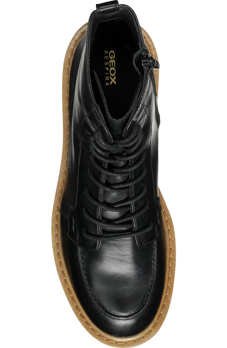 Geox Elidea Platform Wedge Lace-Up Bootie, Alternate, color,