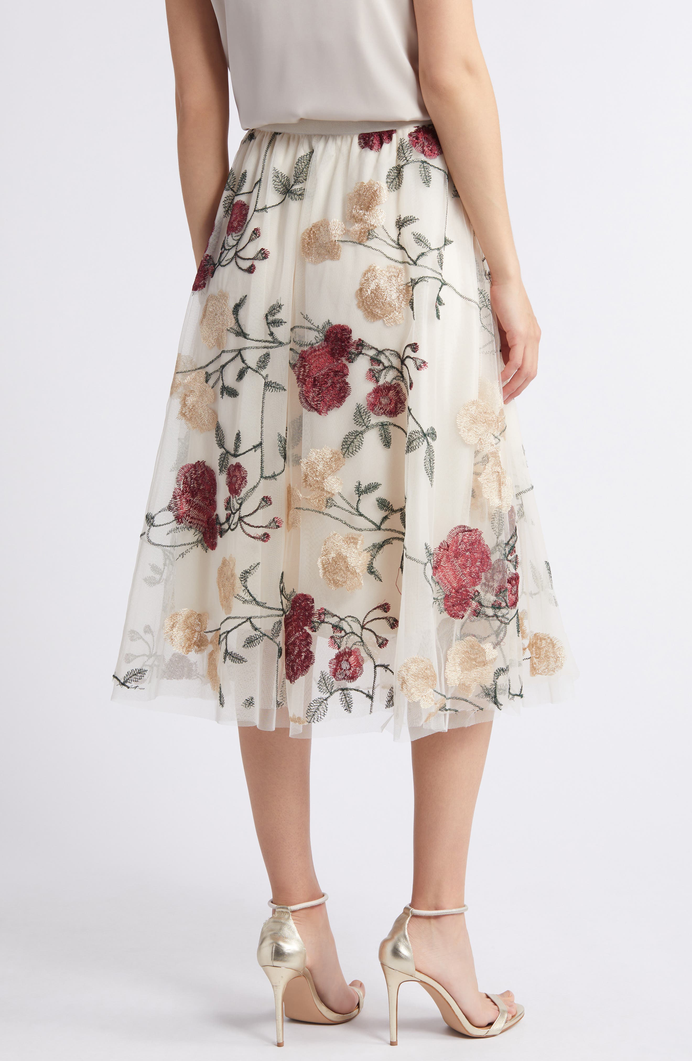 Virginia Floral Midi Skirt - image 4