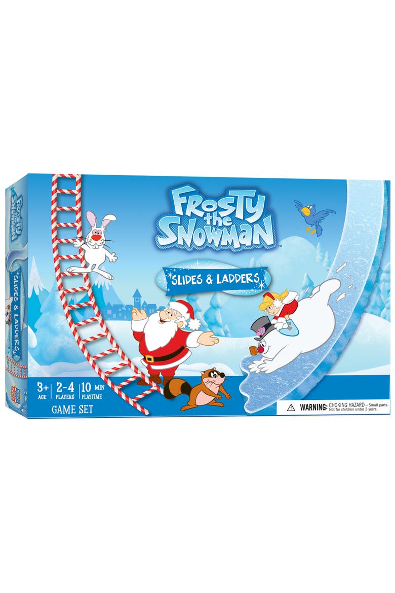 Frosty the Snowman Slides & Ladders Board Game - Christmas Family Fun, Main, color, Multicolor