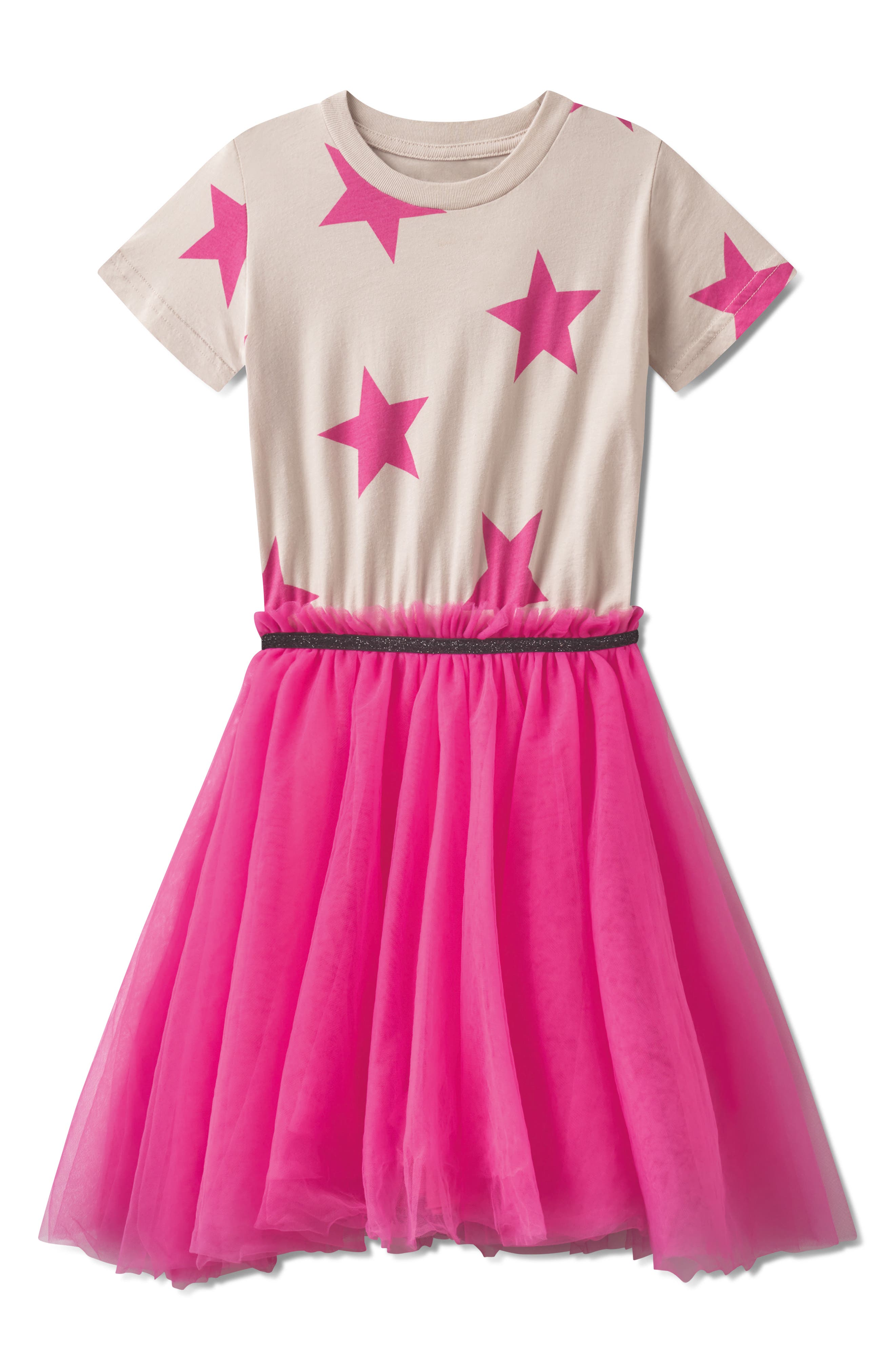 Nununu Kids' Star Fit & Flare Cotton Dress