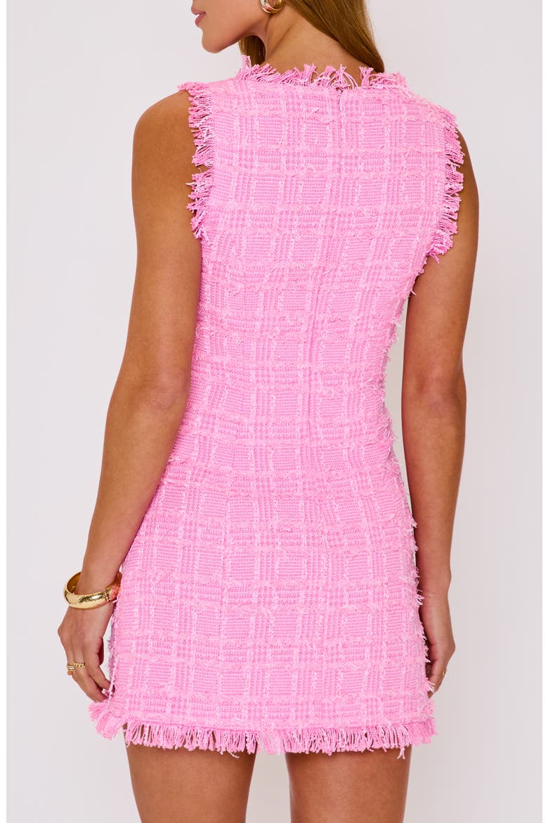 Madison Tweed Minidress, Alternate, color, PINK