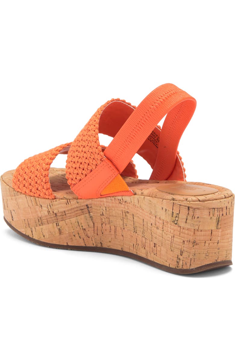 Cassie Platform Wedge Slingback Sandal