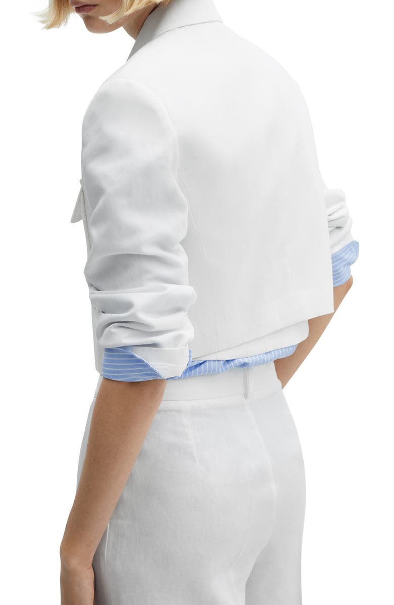 MANGO Lugo Crop Jacket, Alternate, color,