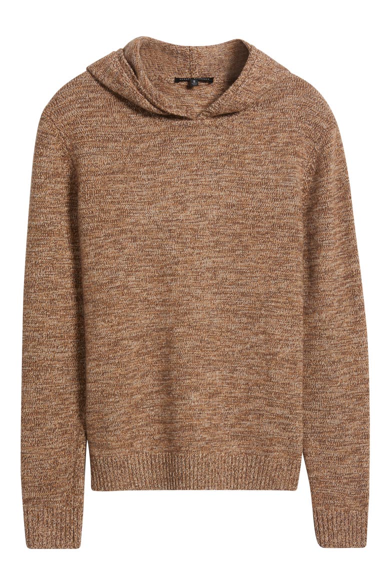 Wildman Merino Wool Hooded Sweater, Alternate, color, BROWN