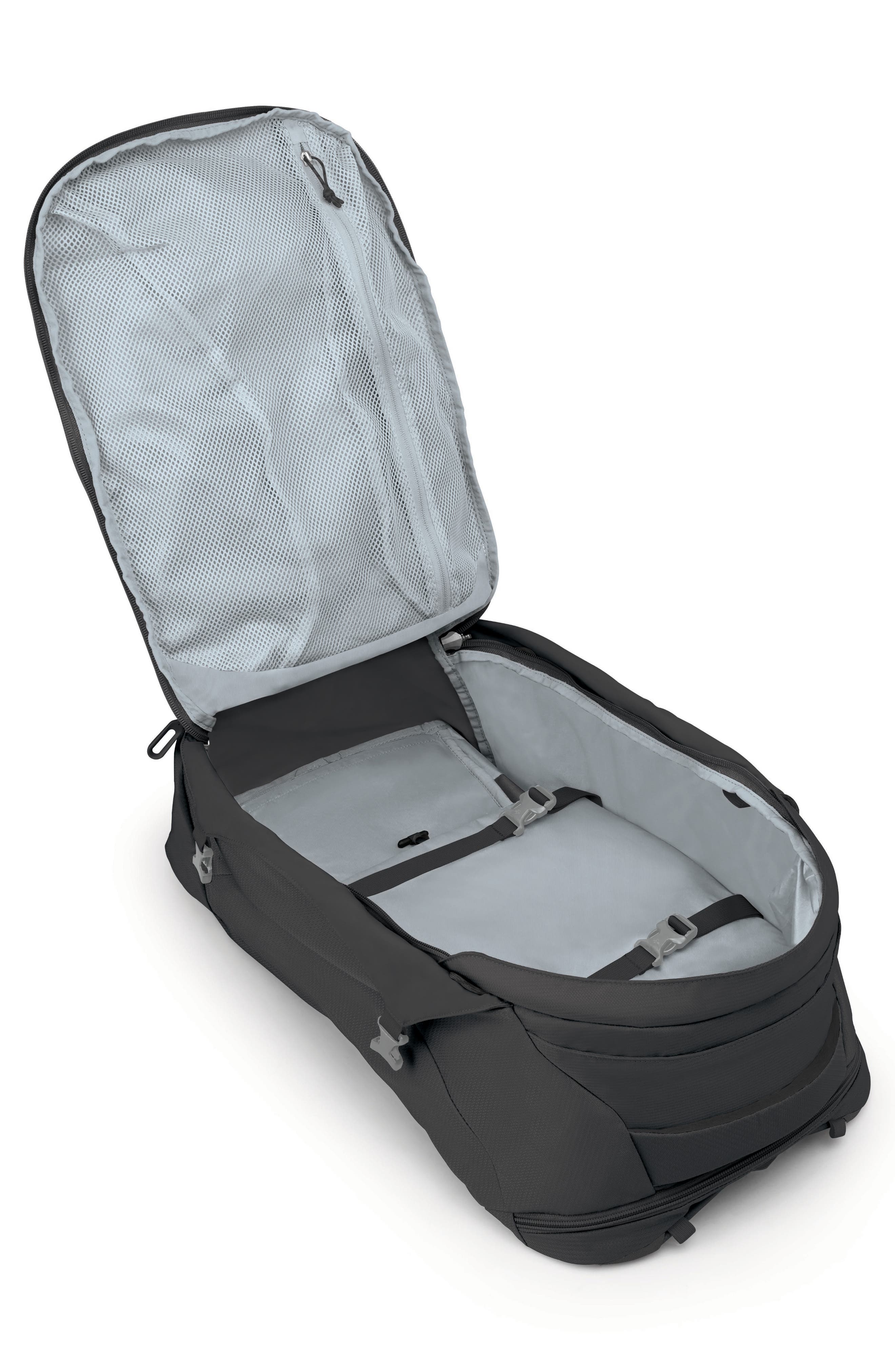Fairview 40-Liter Travel Backpack, Alternate, color, BLACK/BLACK