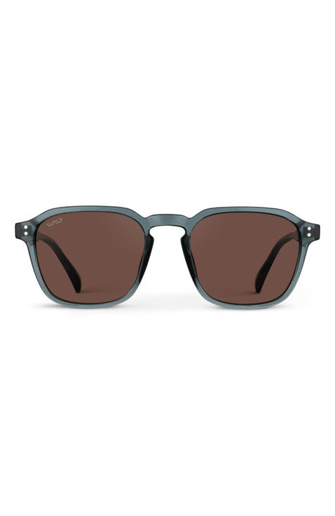 Francis - 52mm Geometric Square Polarized Sunglasses
